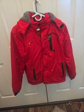 GEMYSE BOYS RED  SKI Jacket with fleece lining